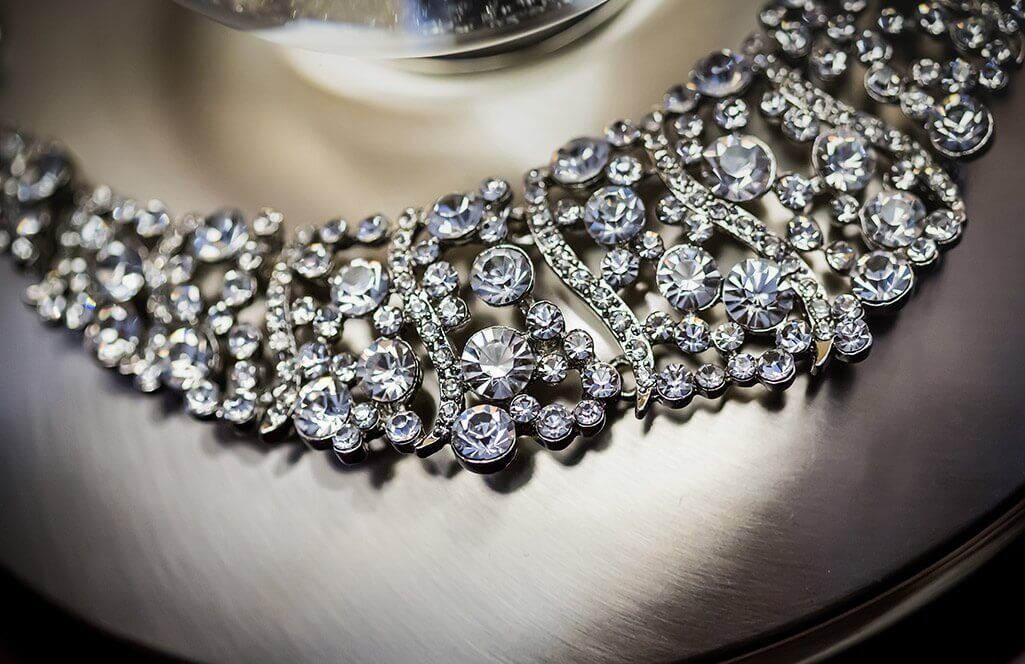 Large Diamond Heart & Gold Magen David Necklace – Velvet Box Jewels